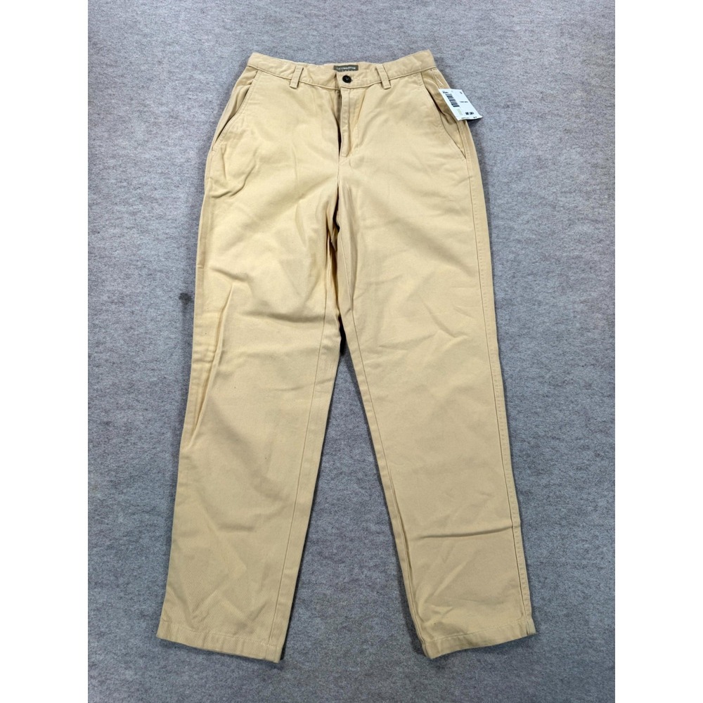Lizwear By Liz Claiborne Chino Pants Womens 10 Khaki Twill Cotton High Rise